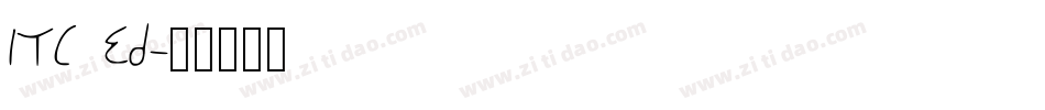 ITC Ed字体转换